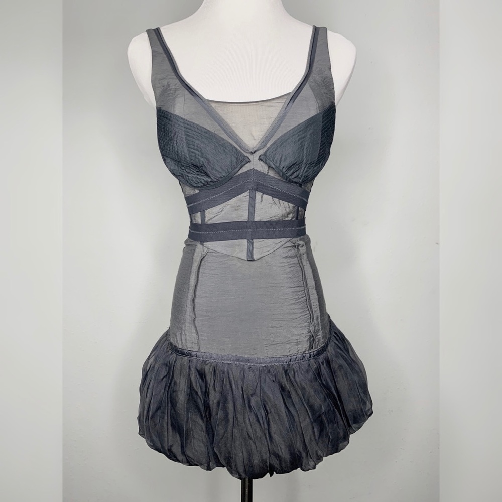 BCBGMAXAZRIA RUNWAY Corset Bubble Dress